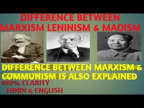 marxism-leninism-maoism difference  There is no general consensus on part of Maoist–Third Worldists